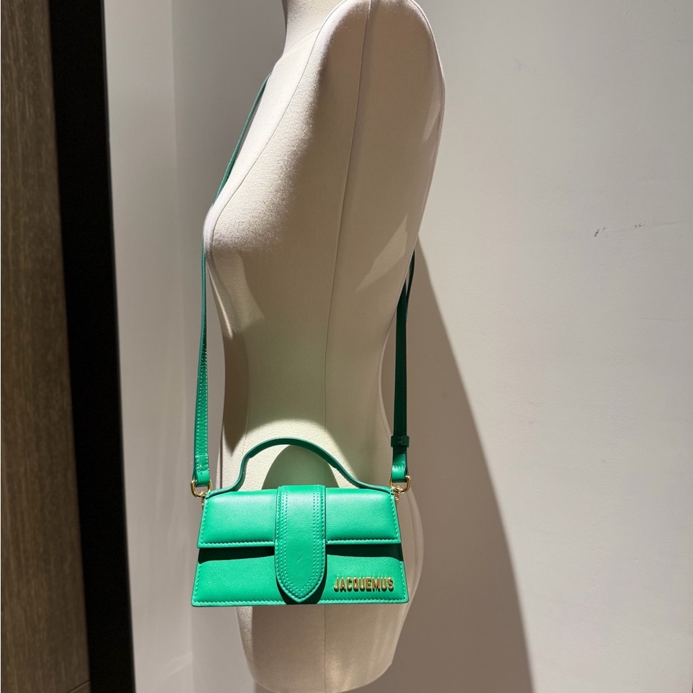 Jacquemus Emerald Green Mini Le Chiquito Shoulder Bag